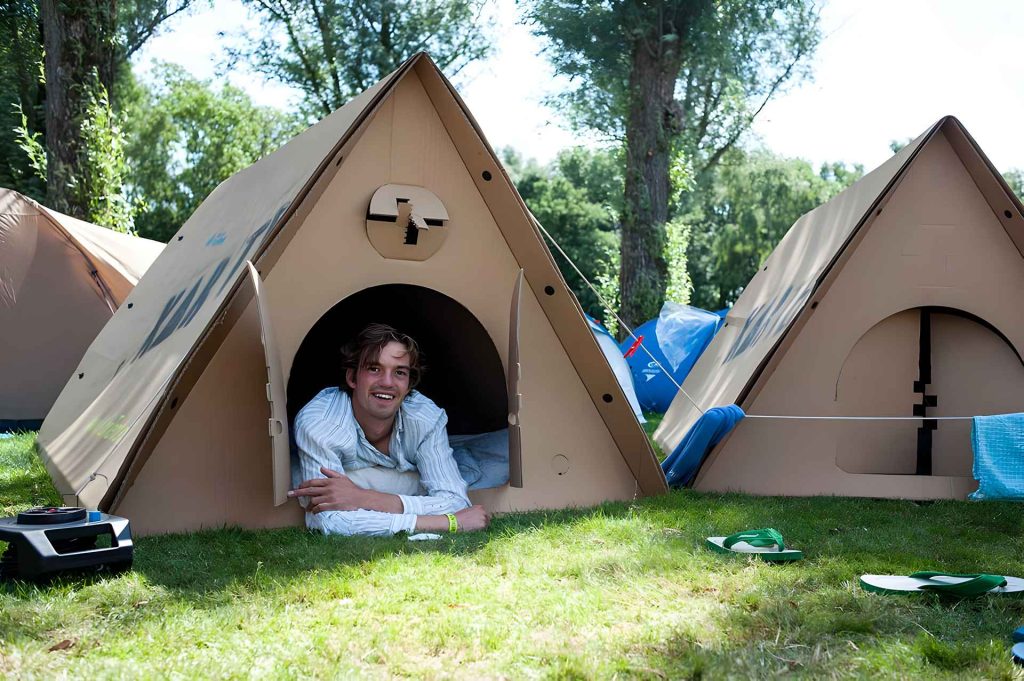 Festival tent karton