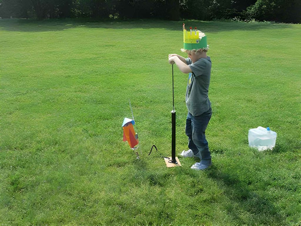 waterraket met kurk maken 1