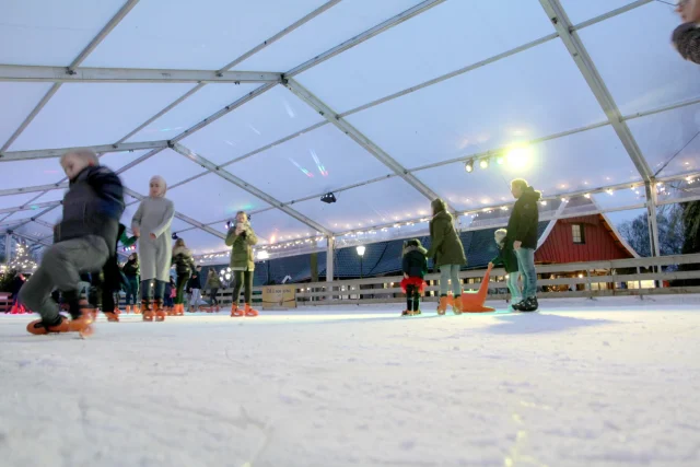 Marveld winterkamperen Ijsbaan