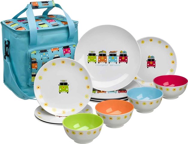 camping servies melamine