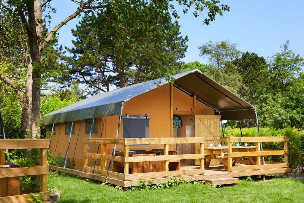 safaritent met prive sanitair