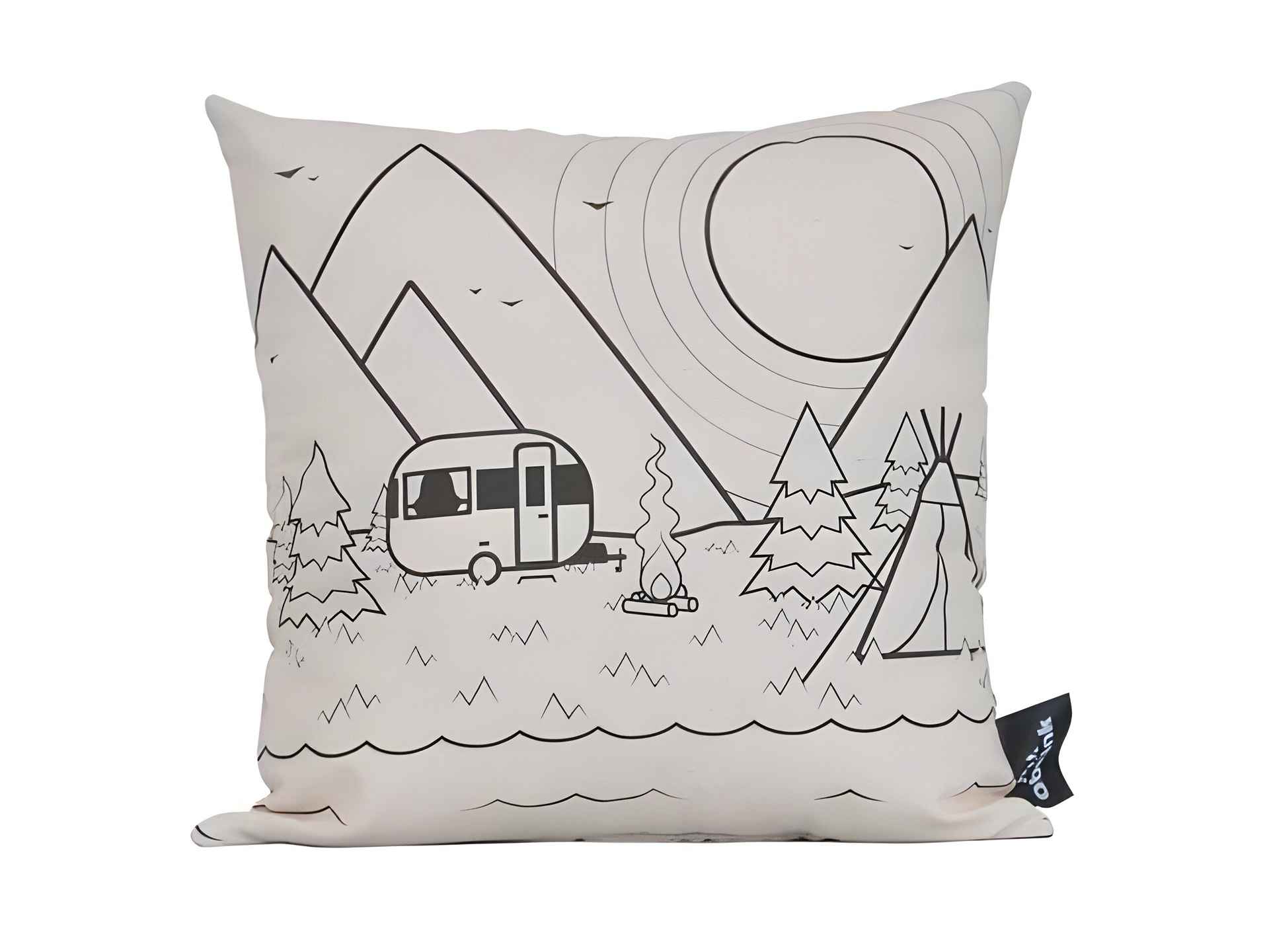 kussentje caravan camper cadeau