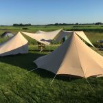 Natuurkampeerterrein It Dreamlân 14 1. Camping Friesland Tentjes in het veld 150x150