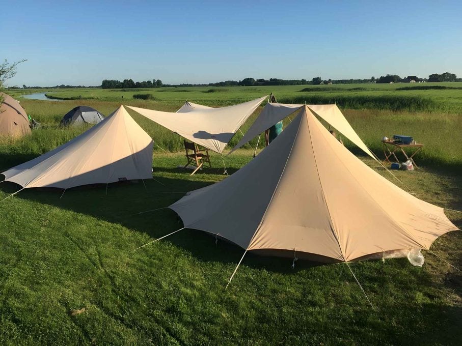 1. Camping Friesland Tentjes in het veld 907x680
