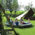 Natuurkampeerterrein It Dreamlân 12 15.b Camping kinderen trampoline Friesland 150x150