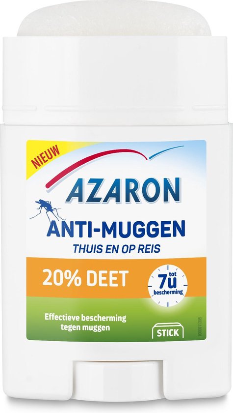 Azaron - Anti-Muggen 20% DEET Stick - Muggenbescherming