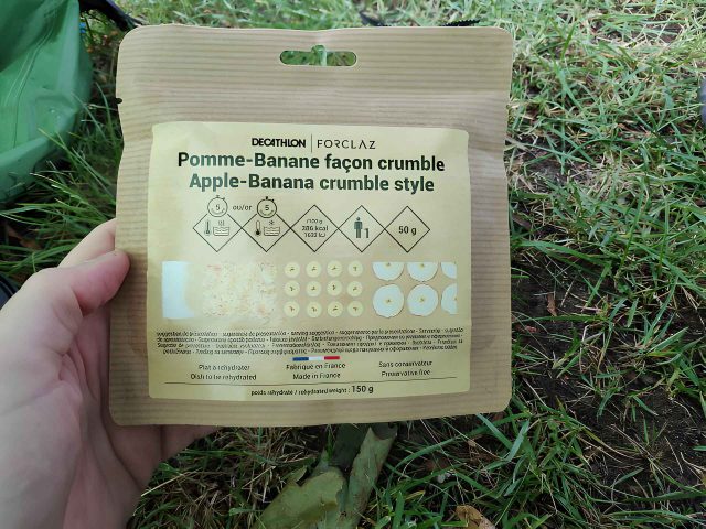 Decathlon apple banana crumble style