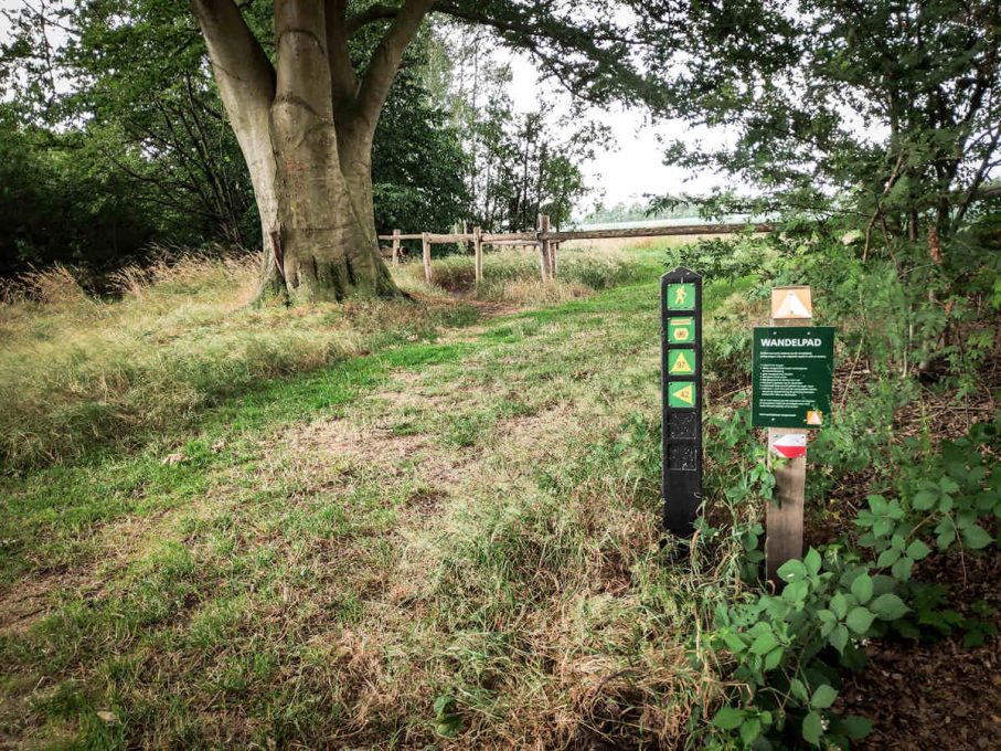 Natuurkampeerterrein de Hoevens 11 Wandelknooppuntenetwerk vanaf de camping 907x680