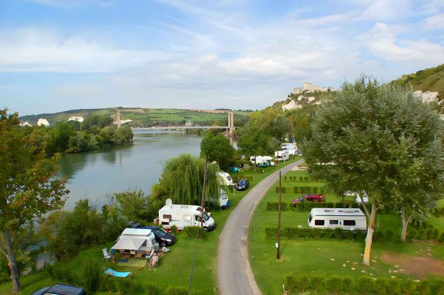 Camping de l ile des Trois Rois normandie