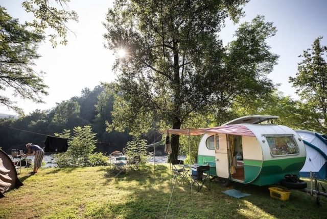 Huttopia Beaulieu, natuurcampings Dordogne