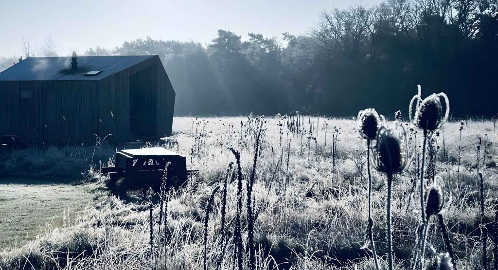 winterglamping blokhut