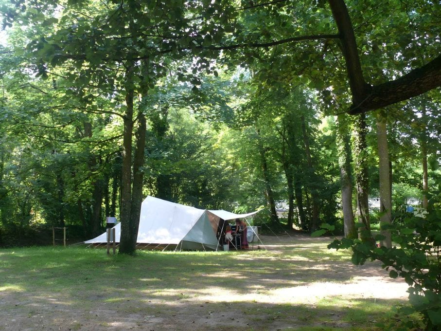 tente blanche sous bois 907x680