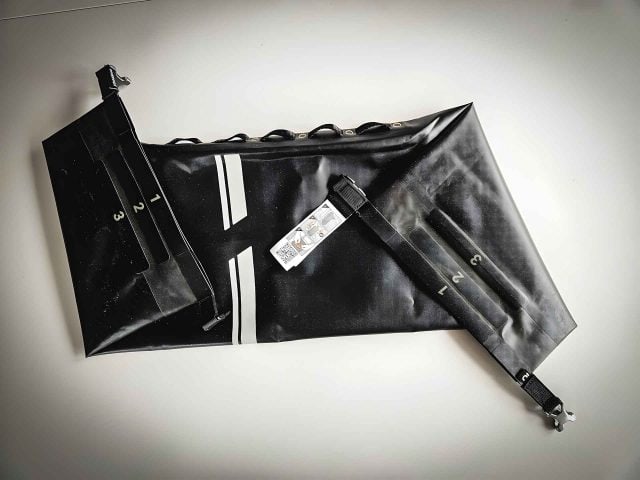 Drybag behorend bij stuurharnas