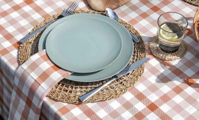 Gimex campingservies met antislip vivid
