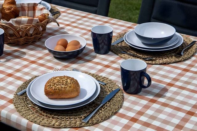 Gimex campingservies met antislip Solid