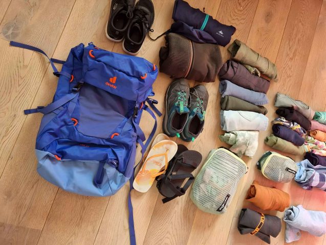 inhoud kinderbackpack Deuter