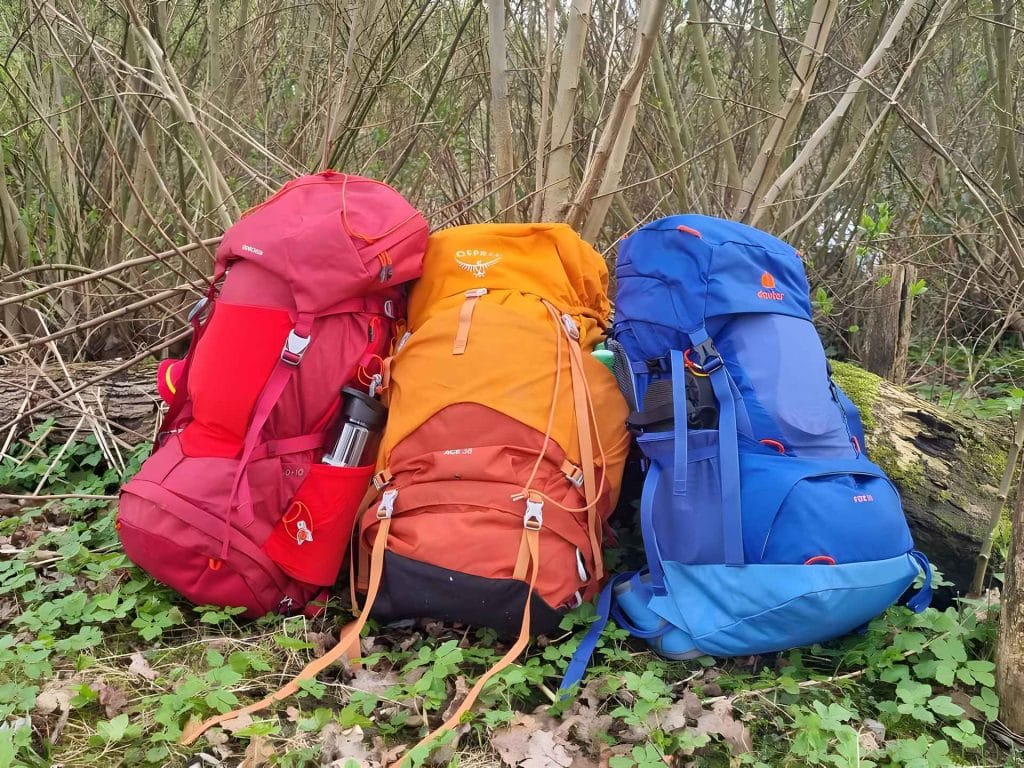 Test backpack voor kind