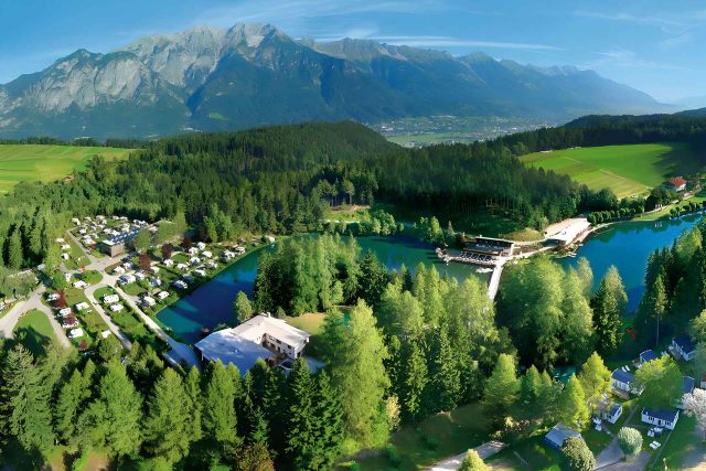 Natterer see camping met prive\é sanitair in Oostenrijk