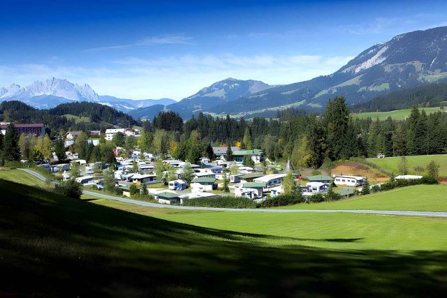 camping met eigen sanitair in Oostenrijk