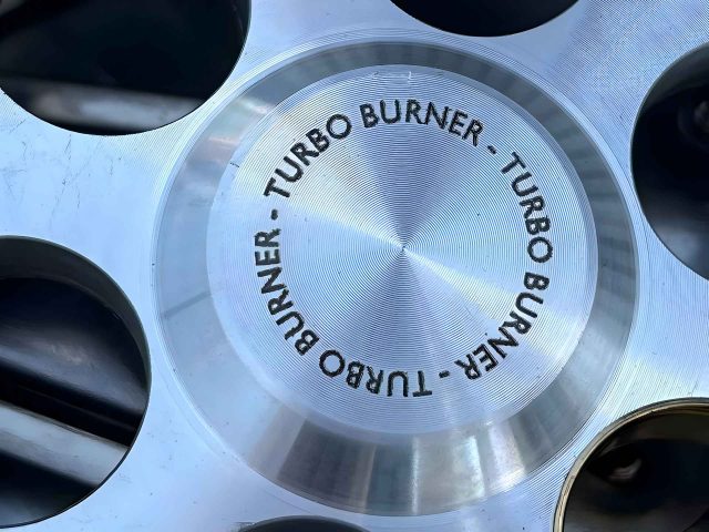 Turbobranders van de Cadac 2 Cook 3 Turbo geven gericht warmte af