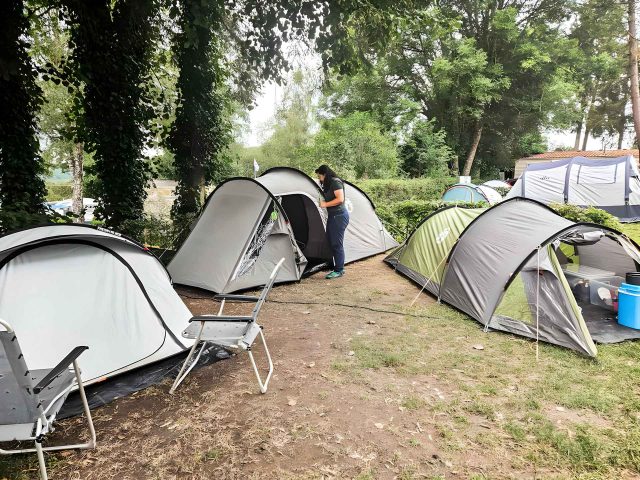 Kamperen op het basecamp