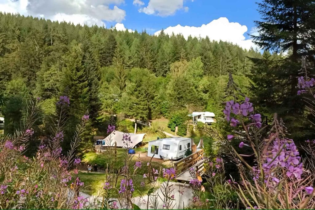 natuurcampings in het zwarte woud