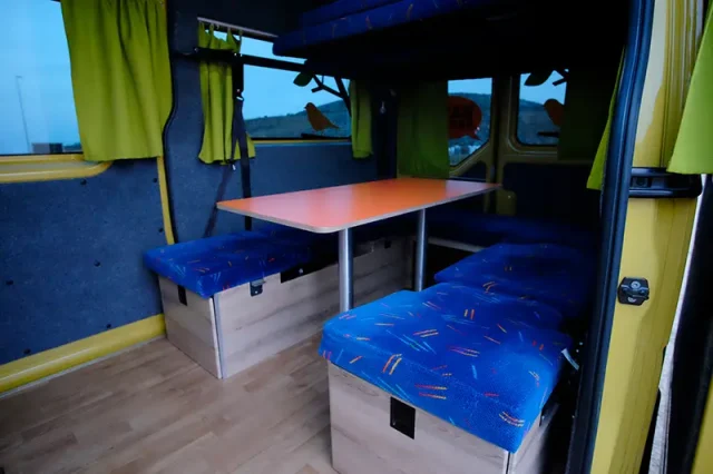 binnenkant camper