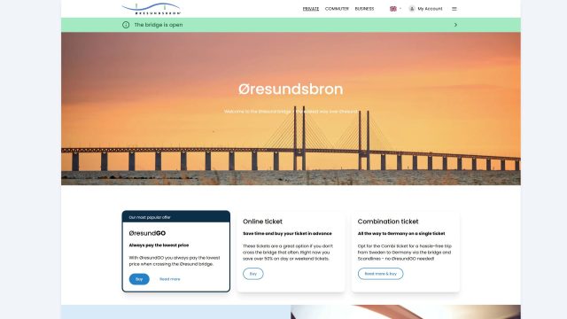 Oresund-brug korting met abonnement