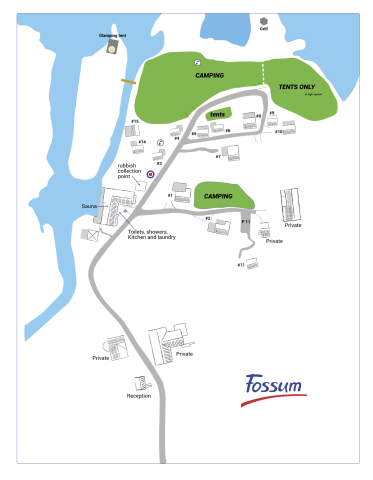 Fossumsanden Camping og Hytter 23 Plattegrond camping 2025 373x480