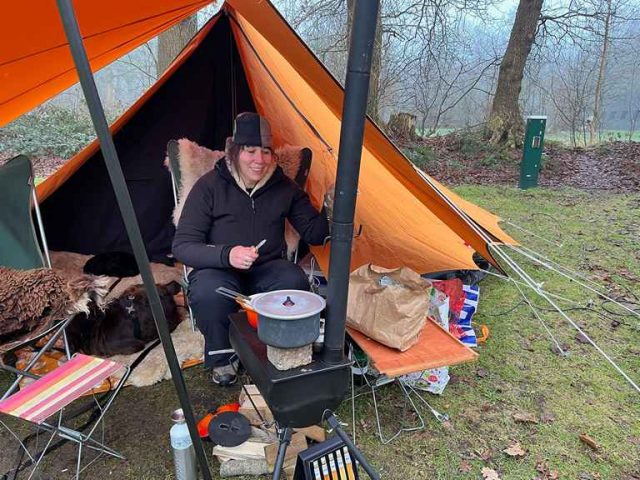 Anevay Frontier Stove tent houtkachel