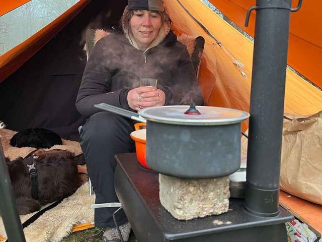 Anevay Frontier Stove tent houtkachel getest