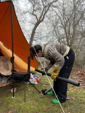 Anevay Frontier Stove tent houtkachel