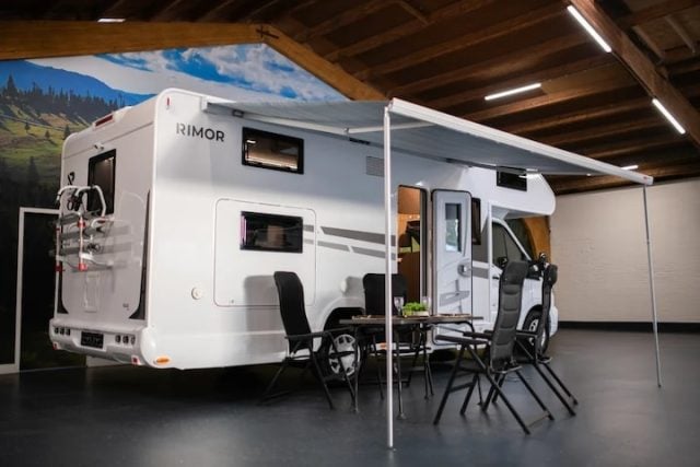 luxe camper huren, 6-persoons Rimor