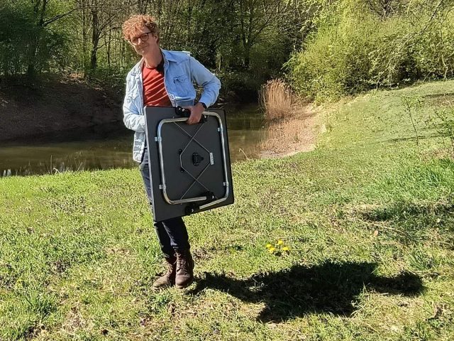 Dukdalf Stabilic campingtafel meenemen