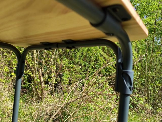 Quechua verstelbare campingtafel stevighed