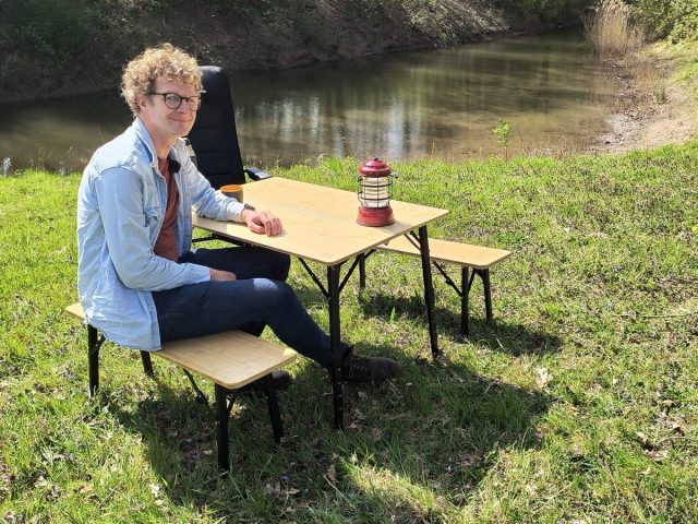 Redwood Adair campingtafel met kleine bankjes