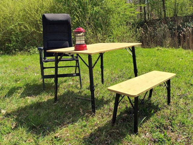 Redwood Adair campingtafel met bankjes