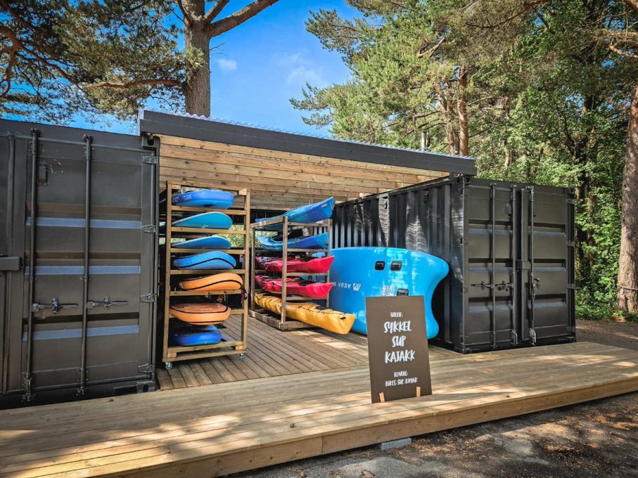 Camping Lomsesanden 10 SUP en kanoverhuur 907x680