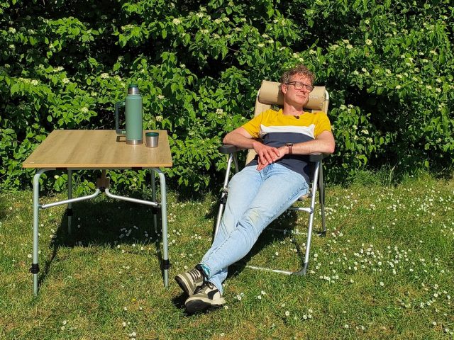 Quechua verstelbare camping stoel