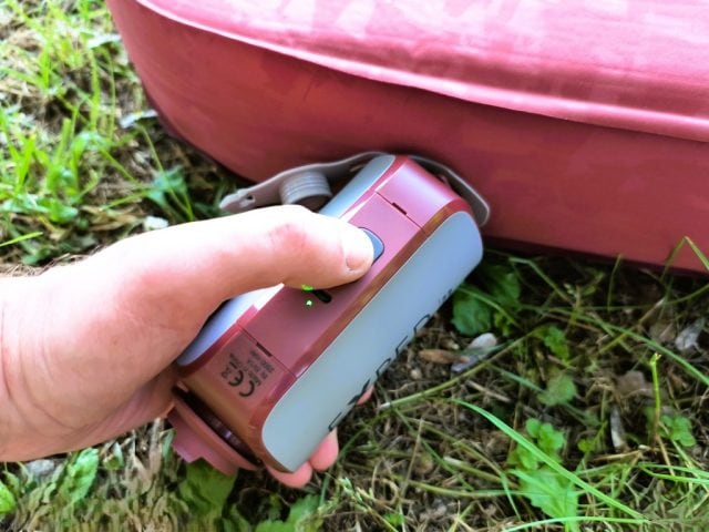 Vaude Dream 10 L ervaring elektrische pomp