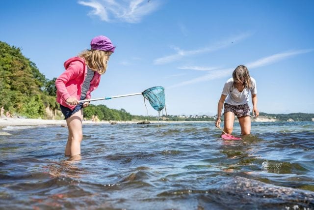 strandamping op Rugen , Mönchgut