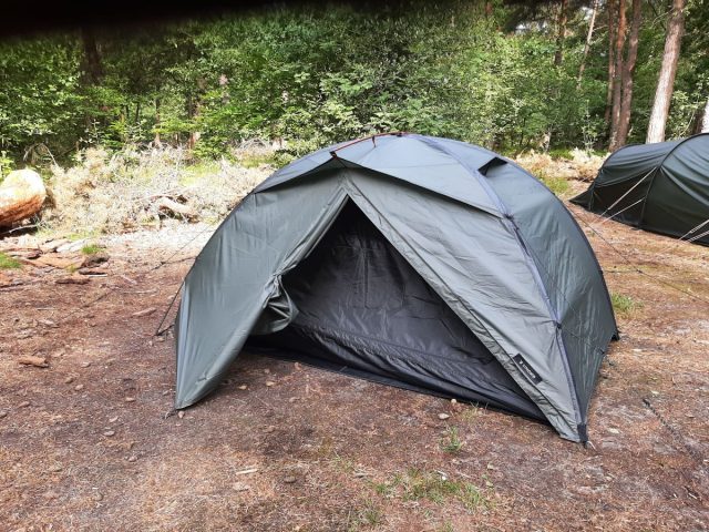 Tent in de rij