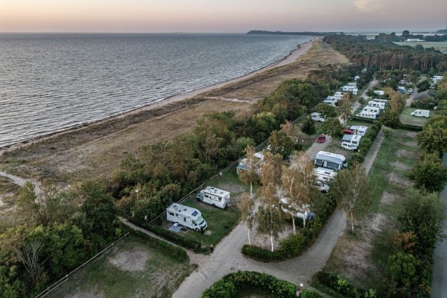 amping op Rugen , strandMönchgut