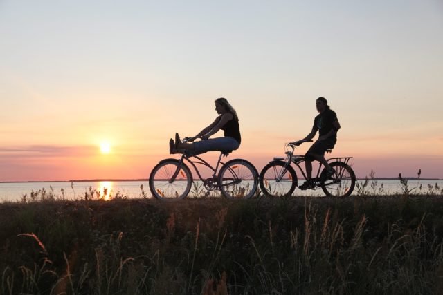 fietsen op rugen