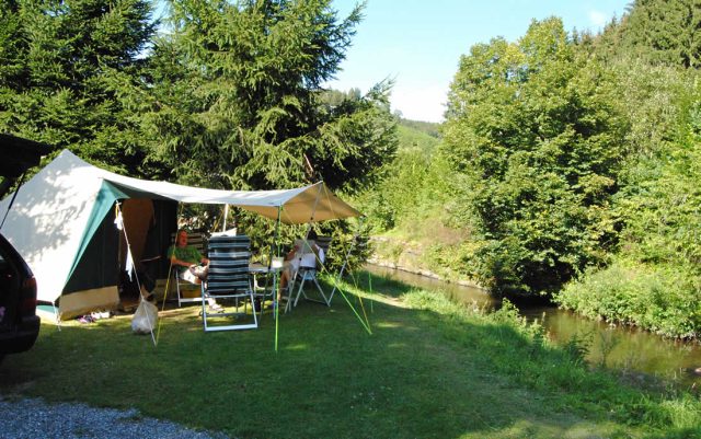 Kleine Camping in Luxemburg