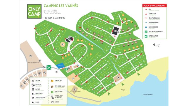 Camping Les Vailhés OnlyCamp 17 Plattegrond camping Les vailhes 640x360