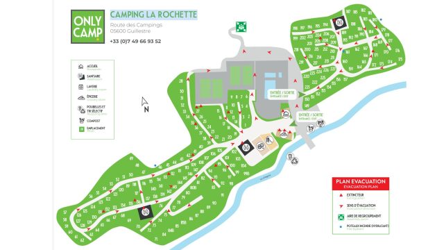 Camping La Rochette OnlyCamp 17 Plattegrond camping la rochette 640x360