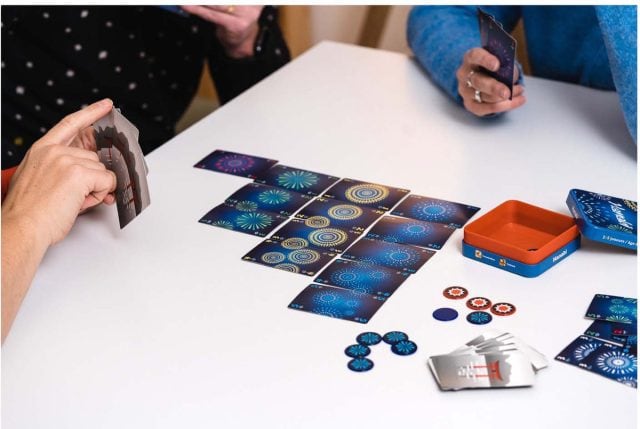 Hanabi coöperatief kaartspel