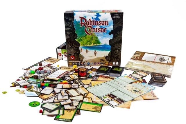 Robinson Crusoe coöperatief strategisch bordspel
