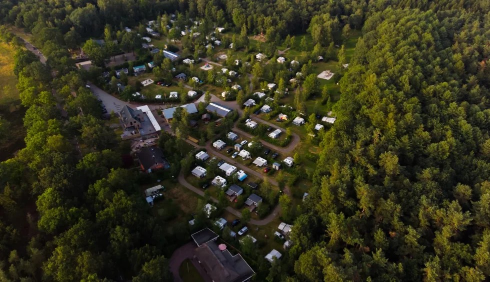 Camping de Berken 16 17 luchtfoto camping de berken gasselte